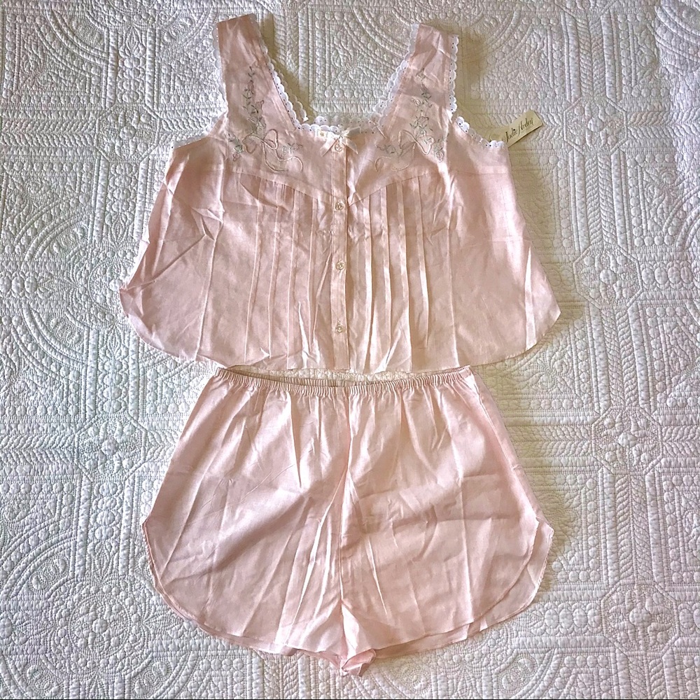 Jodie Arden Vintage 2 Pc Pajama Short Set NWT